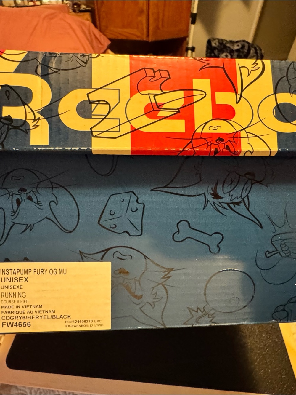 Reebok Instapump Fury OG Box - Blue, Red, Yellow